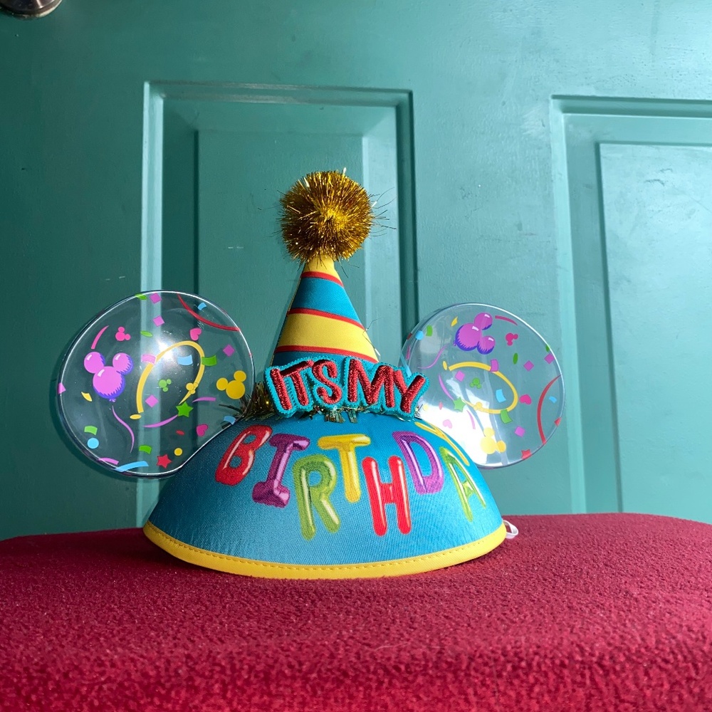 Disney birthday ears infant / toddler size perfect condition